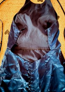 Royal blue Satin Gown