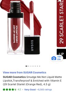 New Red Sugar Lipstick
