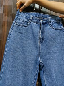 Women Regular High Rise Light Blue Jeans.