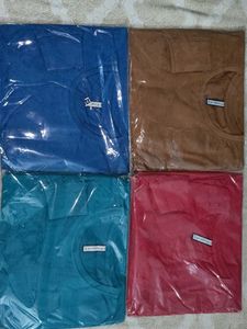 Men&#39;s Brown Long Sleeve T-Shirt