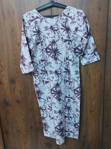 Women Purple Printed Embroidered Kurta Set
