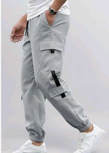 Grey Cargo trackpants