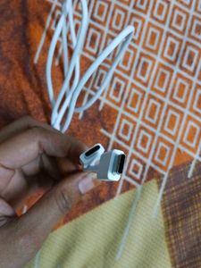 White USB-C type Cable