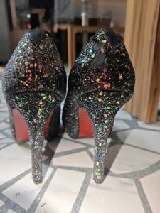 Grey Sparkling Heels
