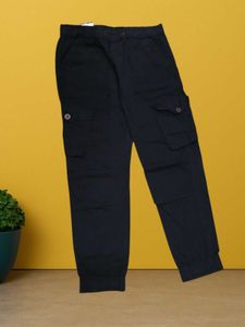 L@39 Size-34 Black Cargo Pants