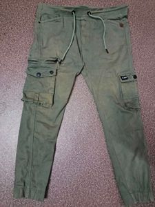 Olive Green Cargo Pants