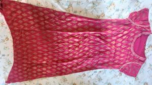 Red &amp; Gold Kurta