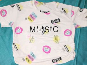 Graphic Print Music Tee