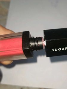sugar Brand lipstick peach colour..