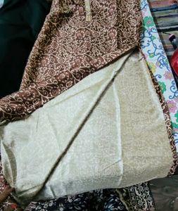 Silk Printed And Embroidery Kurti