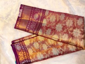 Elegant Floral Saree