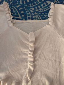 Cute Ruffle Knit Top