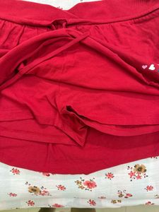 Red Mini Skort