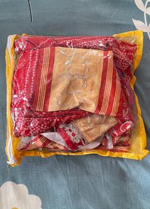 Red Long Traditional Lehenga