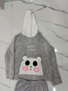 Cute Panda Pajama Set