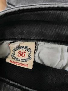 Faded Black Jeans For Women