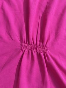 Pink Flutter Sleeves Top