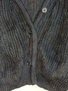 Trendy Winter Fashion Cropped Cardigan Black 🖤