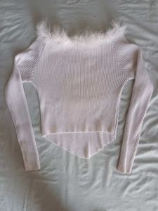 White RIBBED TOP