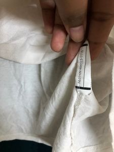 Cache Short Sleeve White Top