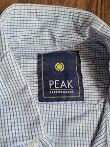 Blue & White Check Office Wear Shirt
