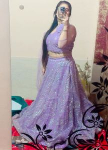 Sparkling Lavender Lehenga Choli