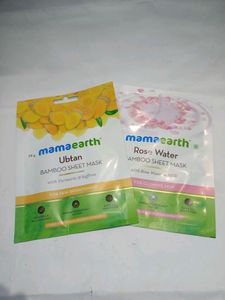 Two MamaEarth Bamboo Sheet Mask
