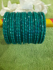 Teal Indian Bangles
