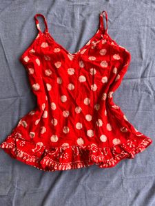Hand-stiched Short Kurti/Top