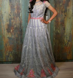 Engagement Gown With Heavy Work