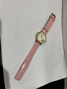 Analog Watch For Girls White Colour Dial Floral Pr