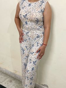Floral Print Night Suit set of 2