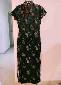 Floral Qipao Dress