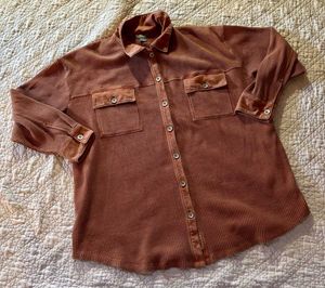 Natural brand orignal Rust Button-Down Shir