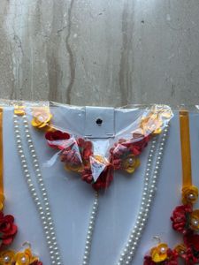 Haldi Ceremony artifical flower bridal set