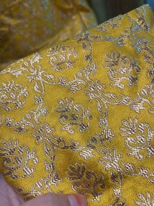 Round Banarasi Frock Set
