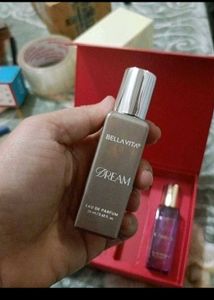 dress and perfume combo