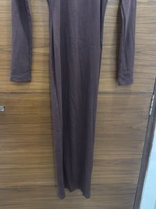 Brown Cutout Maxi Dress