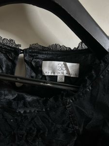 Black Lace Mini Dress