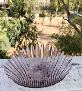 Premium Quality Glass Shell Shape Serving Big Bowl