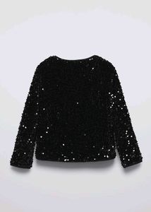 Zara Embellished women black Top