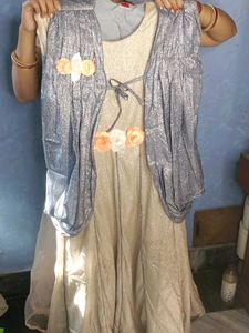 Floral Dress with Shrug