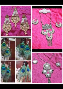 Big Combo  3 Jewelry Sets n 4 Pair Of Peacock Earr