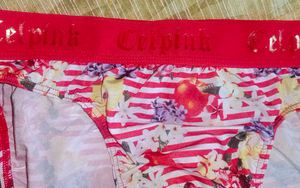 Celpink Floral Striped Panties