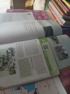 (IX) ALL SST BOOKS AND A GUIDE BOOK &amp; Sample Paper
