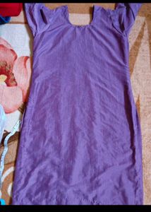 Elegant Purple Kurta