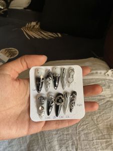 Gothic Emo Press On Nails