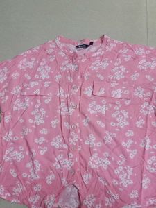 Zudio Pink Semi Formal Top