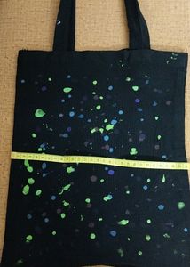 Green Clour Blots Tote Bag