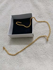 Gold Tone Chain Necklace